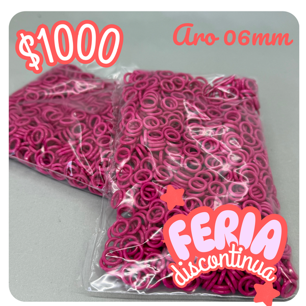 Producto - Aro 06 mm fucsia - +800 unidades