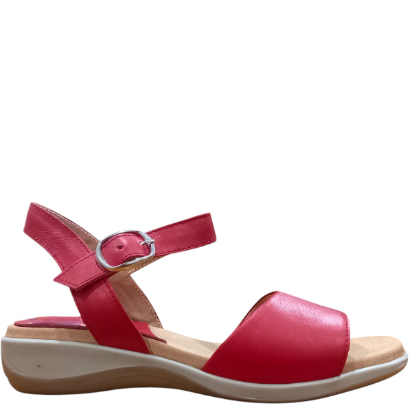 Producto - Sandalia de Cuero Vacuno Rojo - Modelo 1994