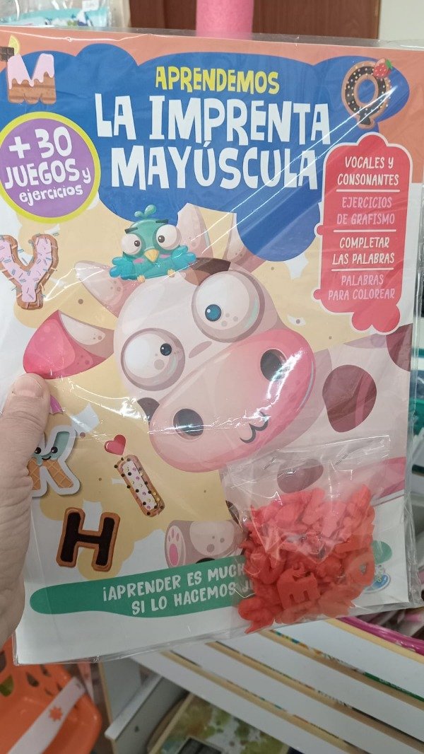 Producto - Libro Aprendemos La Imprenta Mayuscula + Abecedario Animales en I3D 7948