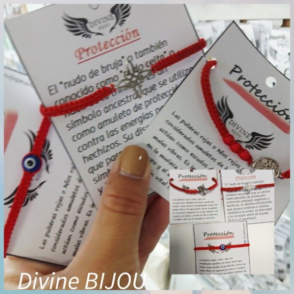 Producto - Pulsera tejidas rojas