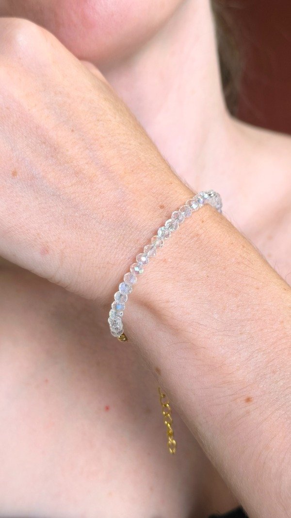 Producto - Pulsera Cristal Dorada