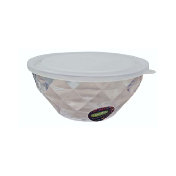 Producto - BOWL CHICO FACETADO C/ TAPA CRISTAL (cod. 8584)