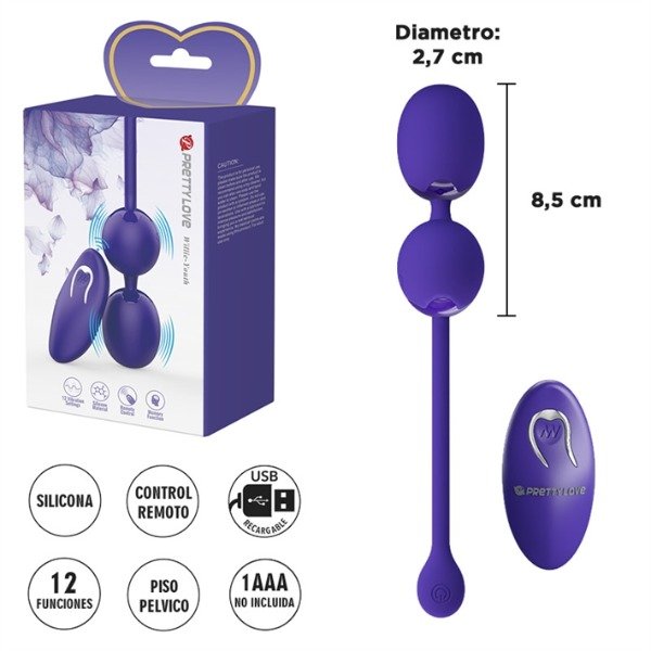 Producto - Bolas chinas con control remoto y carga USB - 1