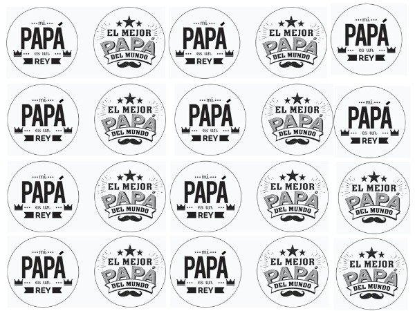 Producto - LAMINA FELIZ DIA PAPA 11