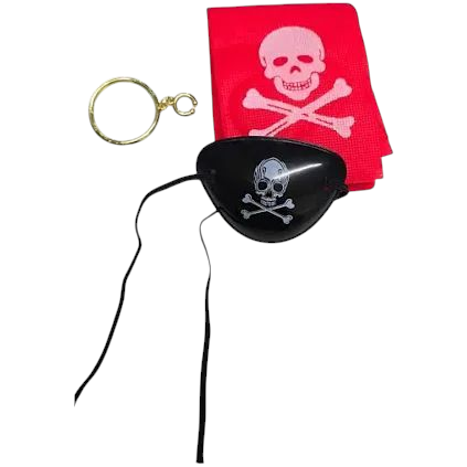 Producto - Set pirata Pañuelo + Parche + Aro