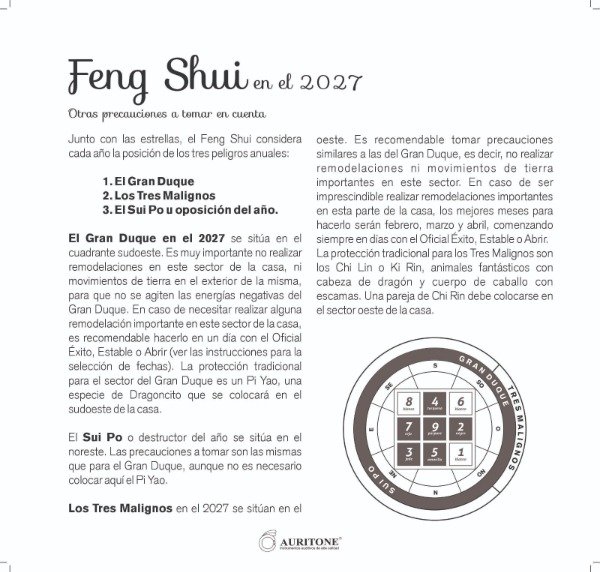 Producto - Agenda 2027 Feng Shui Horoscopo Chino. BD - 3