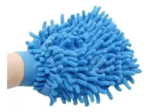 Producto - Guante manopla economica microfibra doble cara auto y hogar