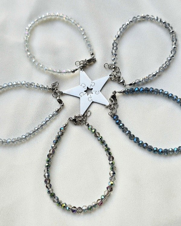 Producto - Pulseras para compartir estrella x5