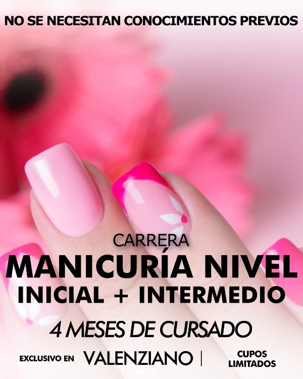 Producto - Carrera Manicuría - Niveles: Inicial + Intermedio