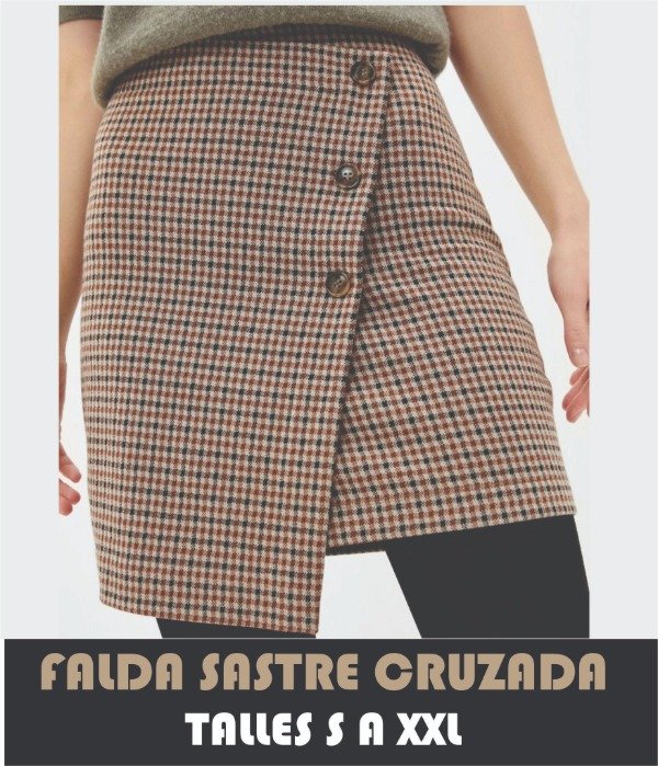 Producto - MOLDES FALDA SASTRE CRUZADA
