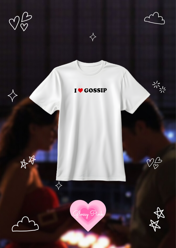 Remera I Love Gossip algodón