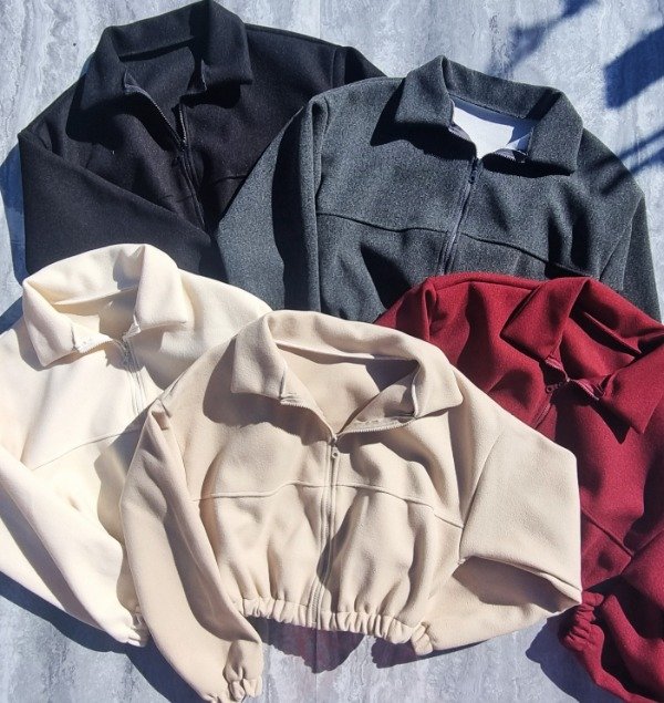 Producto - ULTIMA PRENDA [jk003] Campera crop paño