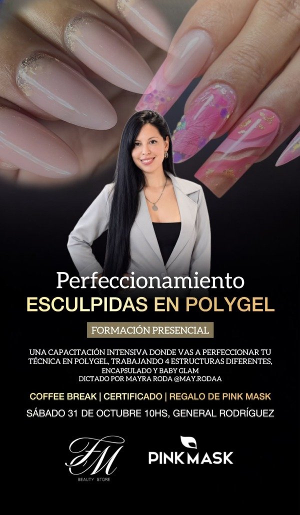 Producto - CURSO PERFECCIONAMIENTO MAY RODA ESCULPIDAS EN POLYGEL - 0