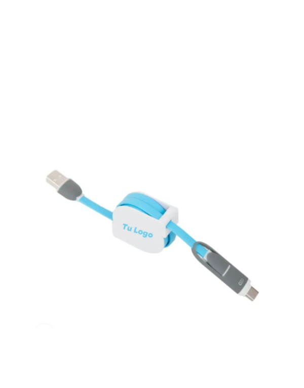 Producto - Cable extensible celeste