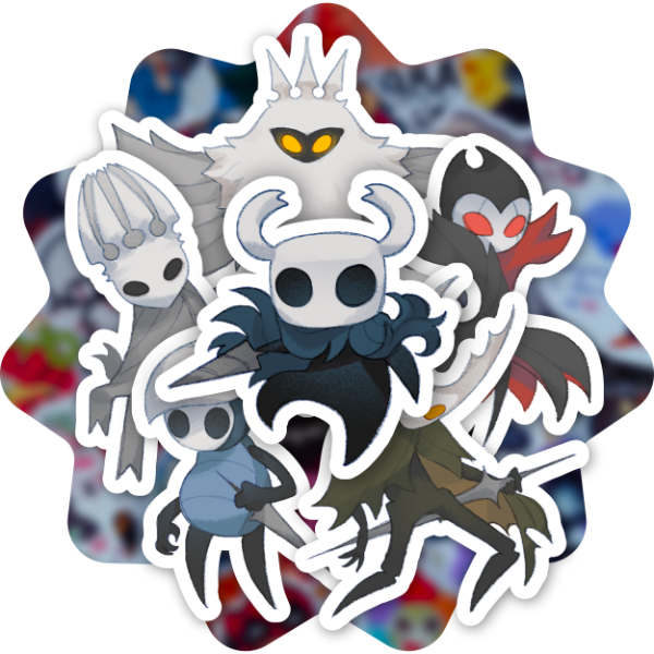 Producto - Stickers - Hollow Knight