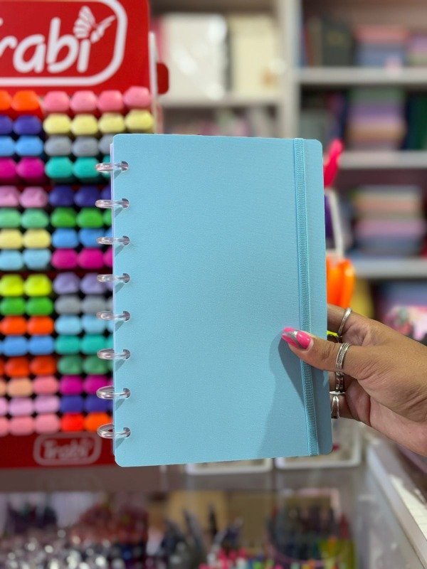 Producto - Cuaderno 14x21 inteligente celeste pastel