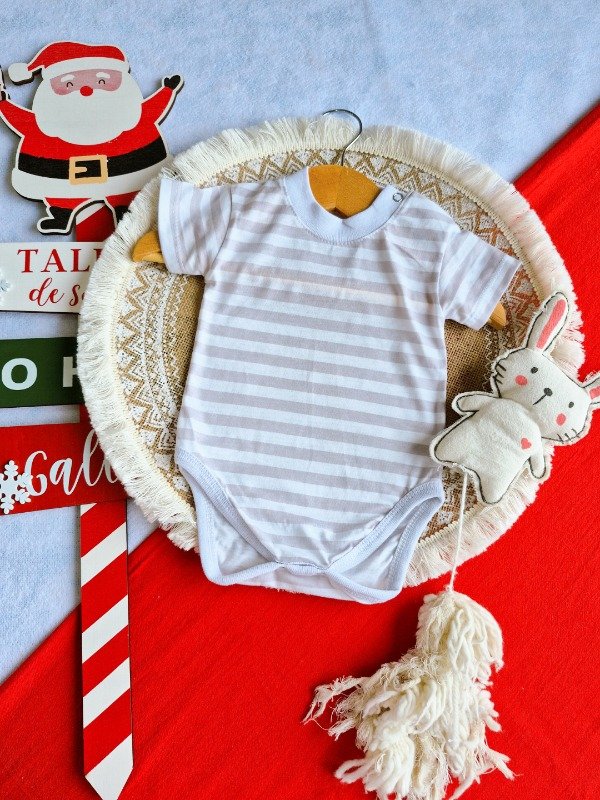 Producto - Body gris RAYAS TALLE 4