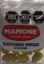 Producto - aceituna mamone verde sachet x 220 grs