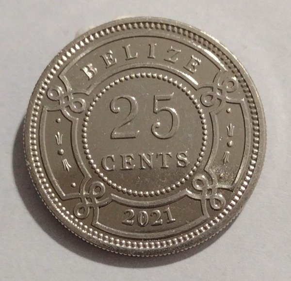 Producto - Belize 25 cents 2021 - 0