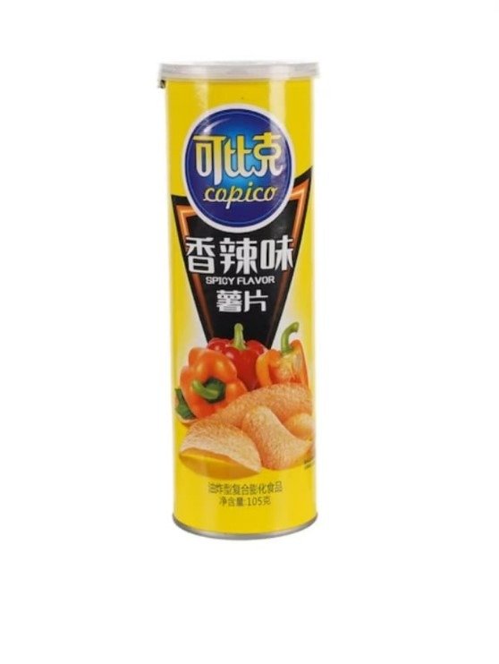 Producto - Tubo Papas Fritas Copico Picante 106gr