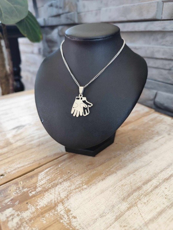 Producto - Collar guantes de arquero. Acero quirurgico