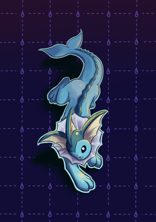 Producto - Mini poster Vaporeon