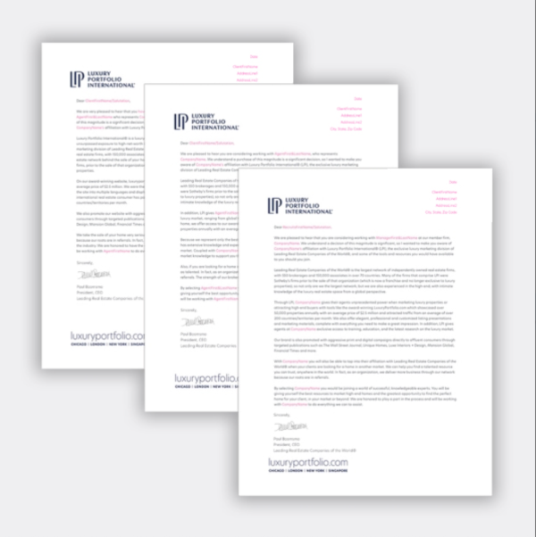 Producto - LuxeIntroduction Letter