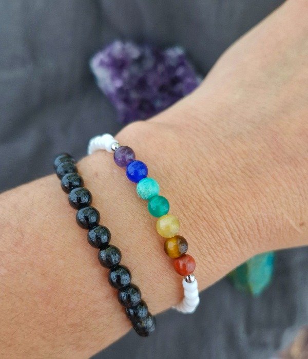 Producto - PULSERA 7 CHAKRAS Y  MOSTACILLA