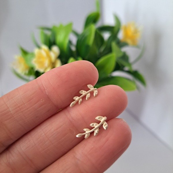 Producto - Aros Hojitas - Código: 000095 - 2
