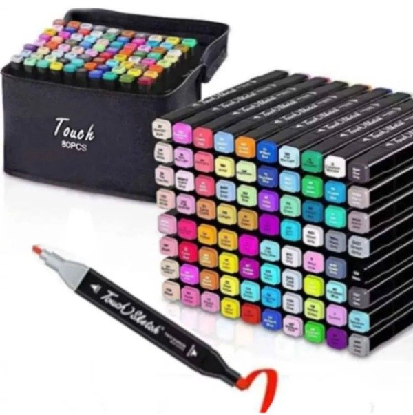 Producto - marcadores touch doble punta x80 MC0971