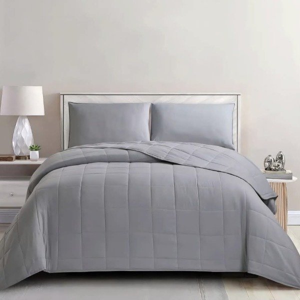 Producto - Cubrecama 2 y 1/2/Queen Kavanagh Ethereal gris