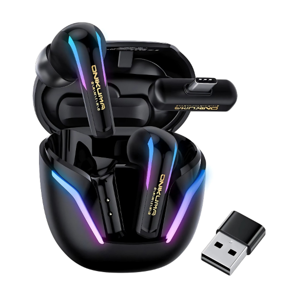 Producto - ONIKUMA T27 Negros Audífonos Gaming Inalámbrico Modo Dual 2.4G