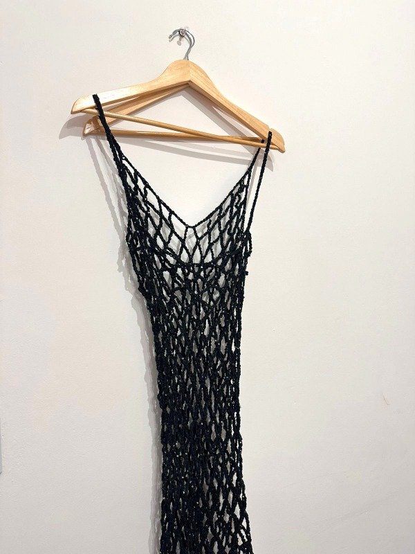 Producto - en stock Vestido Aire Negro (con brillitos)