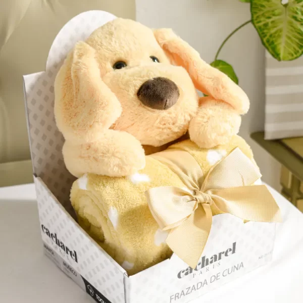 Producto - Manta para Bebé con Peluche Perrito - 0