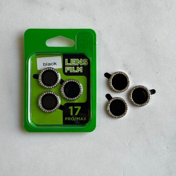 Producto - VIDRIO INDIVIDUAL STRASS PARA CÁMARA DE IPH 17 PRO/17 PRO MAX