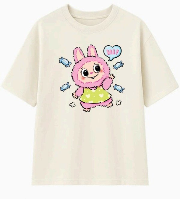 Producto - Remera Oversize Labubu