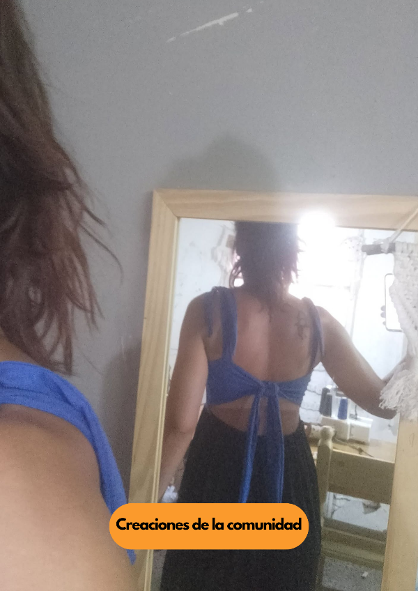 Producto - VESTIDO CON NUDO EN ESPALDA + VIDEO TUTORIAL - 7