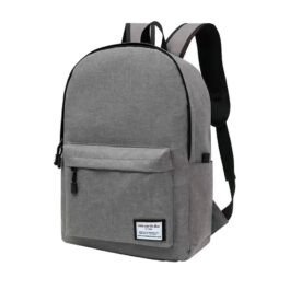 Producto - Mochila Económica Lisa Gris - 1