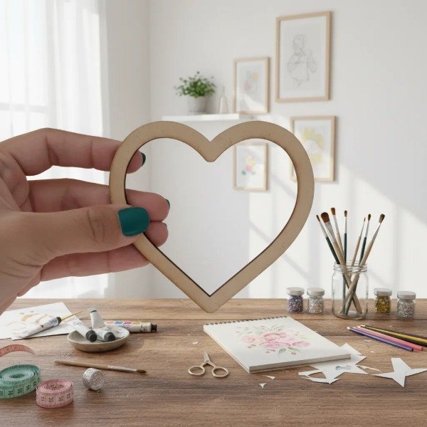 Producto - Aro corazon 10 cm x 10 unidades