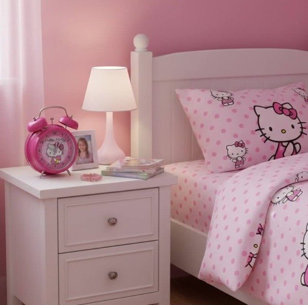 Producto - No Suena Fuerte!!!! Hello Kitty Reloj Despertador De Mesa By Sanrio (1)