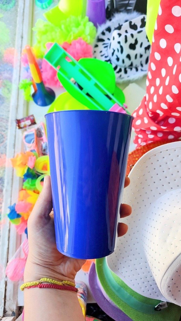 Producto - Vaso Recto Azul 750 cc