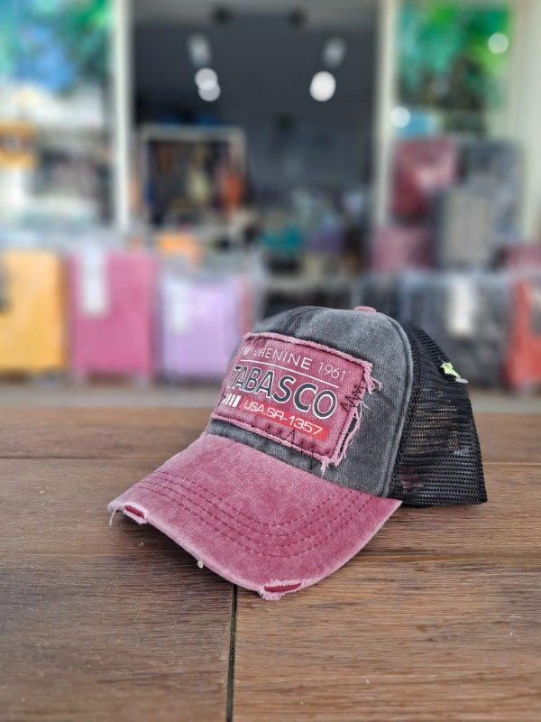 Producto - Gorra Tabasco Gris/Roja art 125822