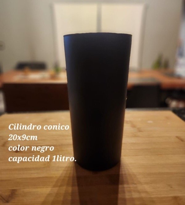 Producto - CILINDRO 20x9 TIPO CONICO NEGRO - 0