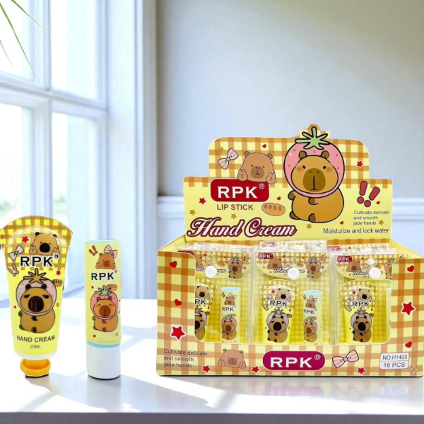 Producto - Kit Crema de manos + manteca de cacao . Capibara