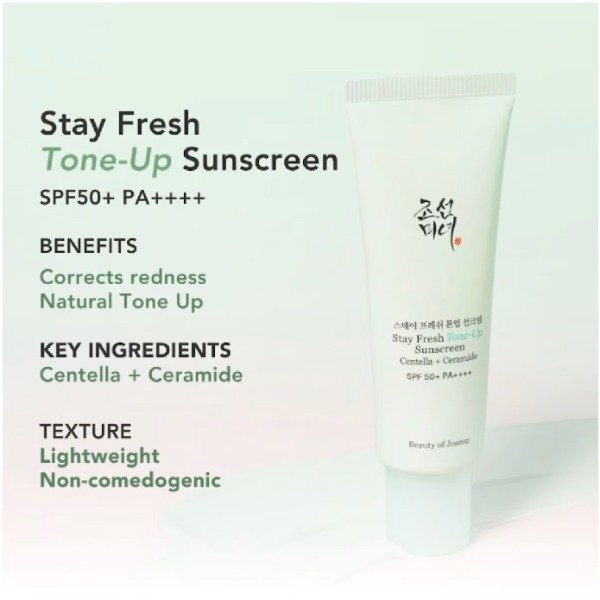 Producto - Beauty of Joseon Protector solar Stay Fresh Tone-Up (Verde) 50 ml SPF50+ PA++++ - 2