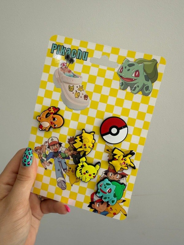 Producto - Pack de Pins para crocs pokemon