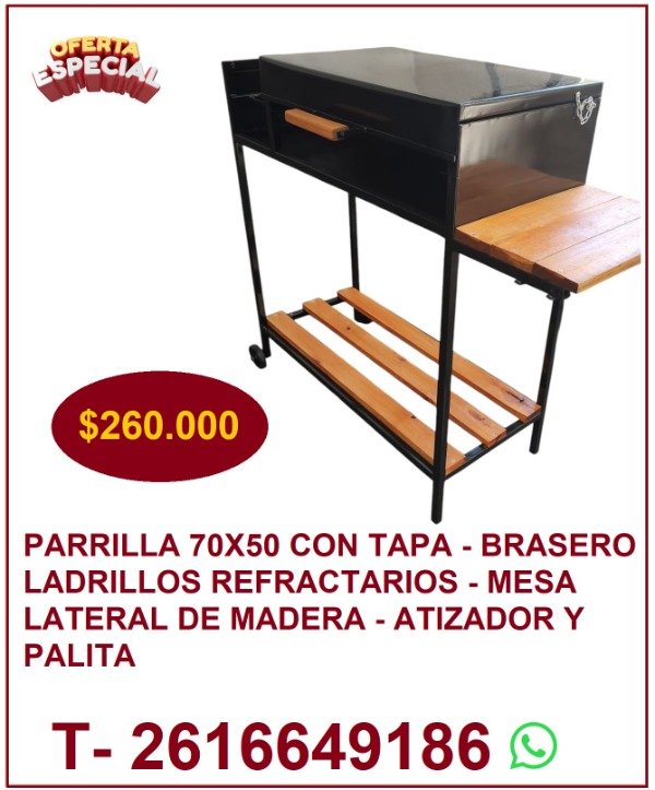 Producto - PARRILLA CON TAPA