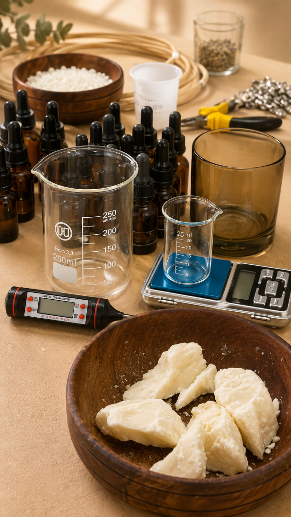 Producto - Taller de velas de soja en contenedores - PRESENCIAL -