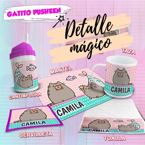 Producto - Set Jardín Gatito Pusheen