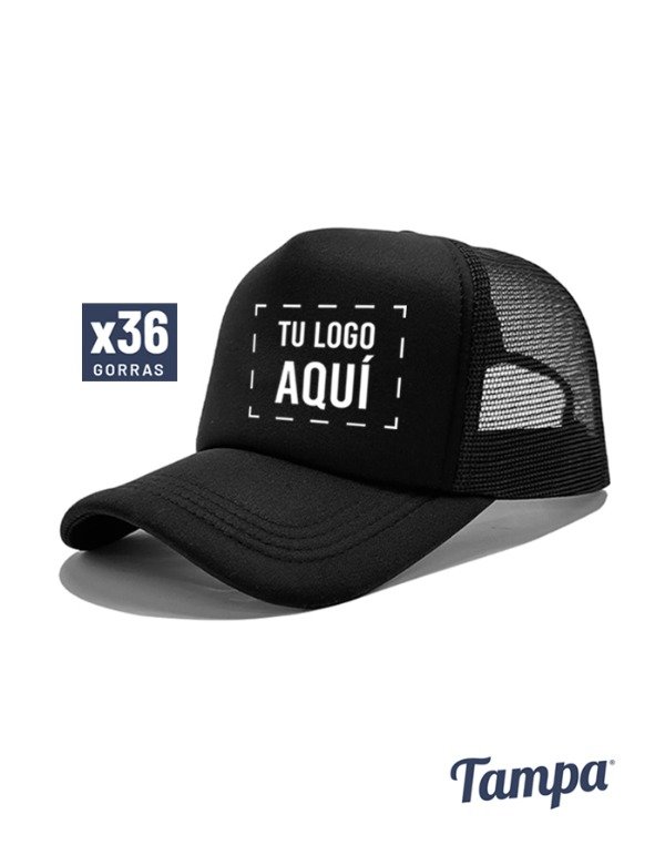 Producto - Gorras trucker estampadas x 36 unidades premium